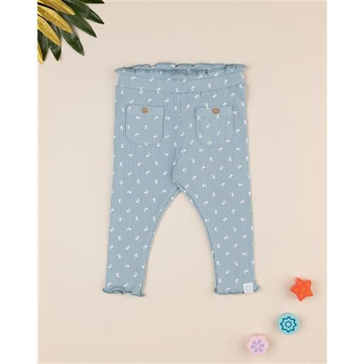 Prénatal leggings bimba verdi costina allover