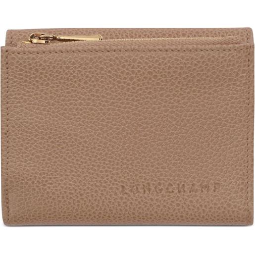 Longchamp portacarte in pelle - toni neutri