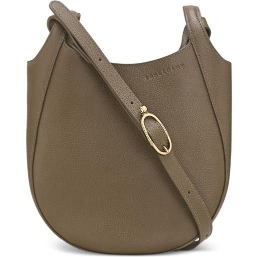 Longchamp borsa a tracolla le foulonné piccola - verde
