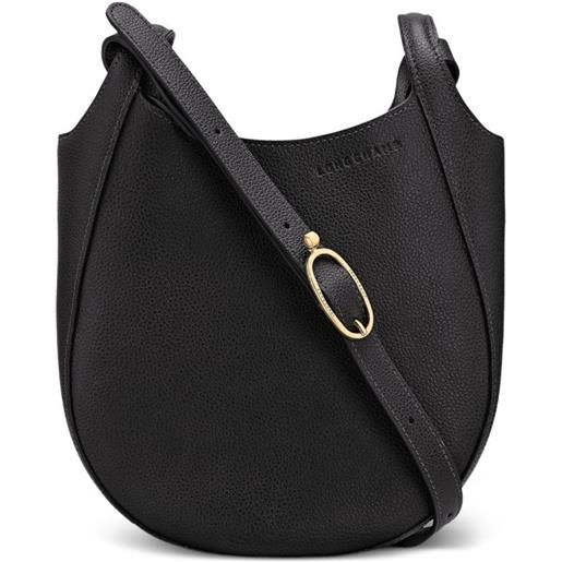 Longchamp borsa a tracolla le foulonné piccola - nero
