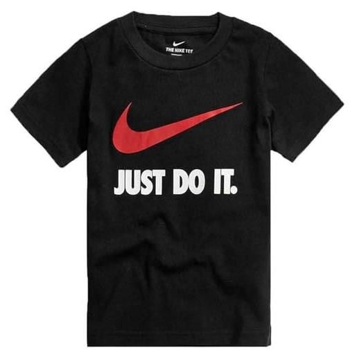 Nike t-shirt bambino nera 8u9461023 nero 5-6 anni
