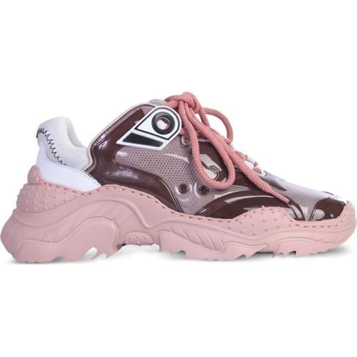 Nº21 sneakers con pannelli a rete - rosa