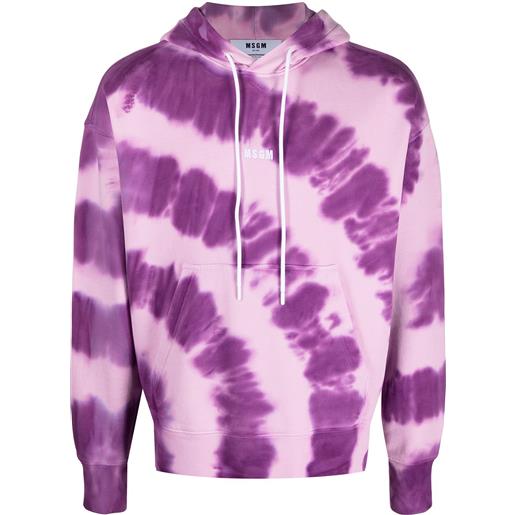 MSGM felpa con cappuccio - viola