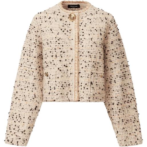 Fabiana Filippi giacca in tweed - toni neutri