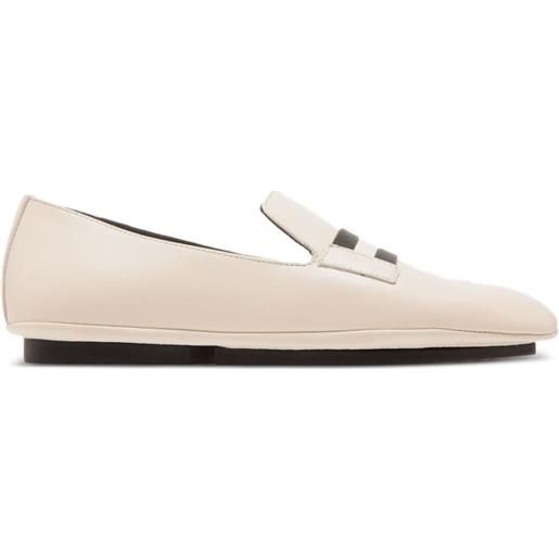 Bally slippers con nastro - bianco