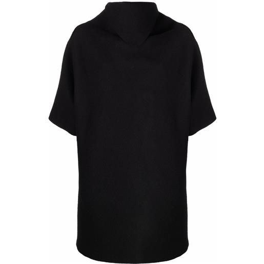 Raf Simons abito con logo ricamato - nero