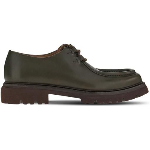 Ferragamo derby stringate - marrone