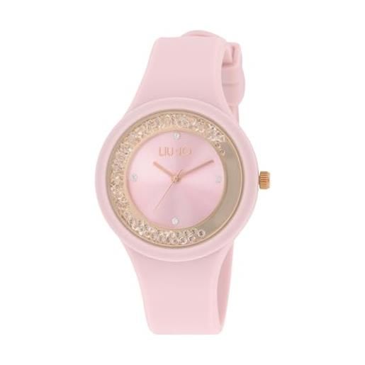 Liu Jo - orologio sportivo da donna al quarzo in gomma - modello dancing sport tlj2528 - orologio con cristalli girevoli nel quadrante