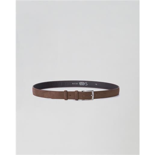 LeatherTrend.it marissa - cintura testa di moro in vera pelle scamosciata