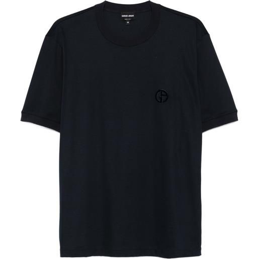 Giorgio Armani t-shirt con logo - blu