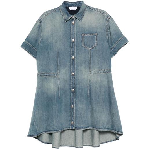 Alexander McQueen abito a maniche corte - blu