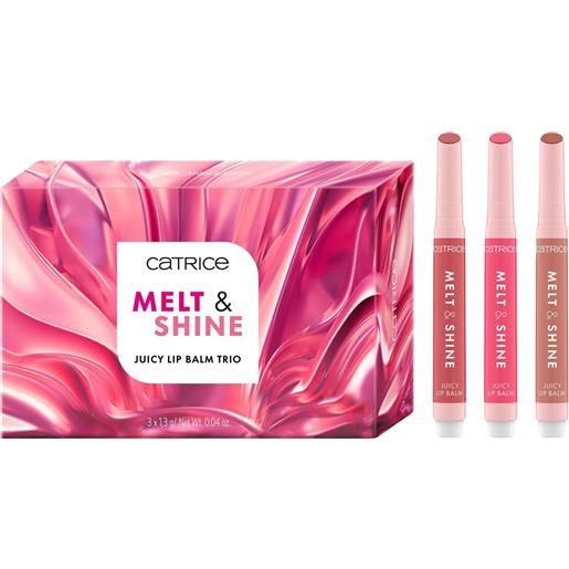 Catrice melt & shine set labbra - rossetto