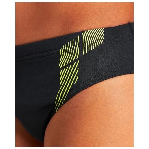 ARENA streak slip nuoto da bambino, black-soft green/nero, 6-7