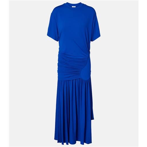 Ferragamo abito t-shirt in jersey drappeggiato