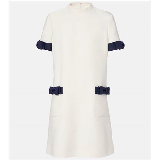 Valentino abito corto in crepe couture