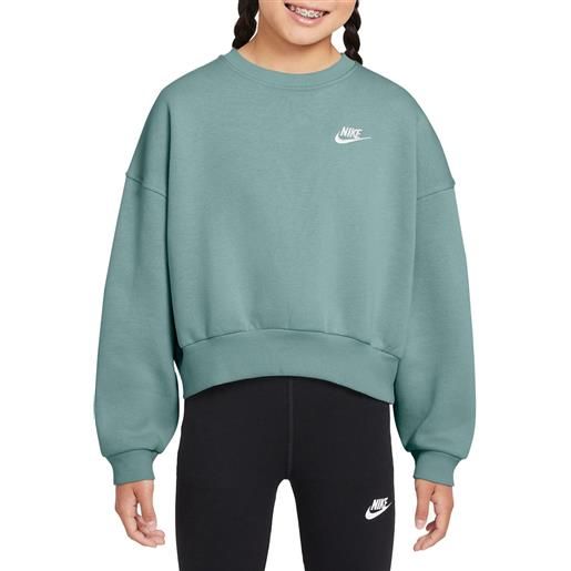 NIKE felpa girocollo club boxy bambina