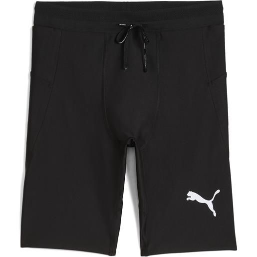 PUMA calzamaglia corta raceday ultraform 9 da uomo, accessori, nero, xl