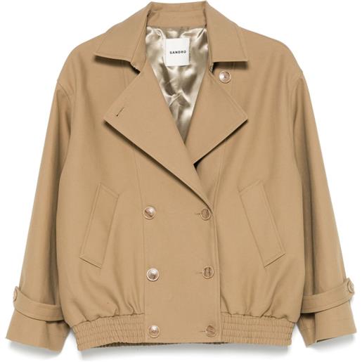 SANDRO trench corto - toni neutri