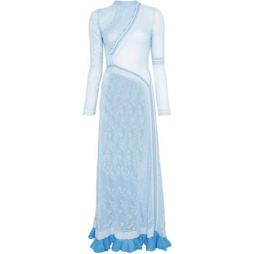 Roberta Einer abito lungo cielo - blu