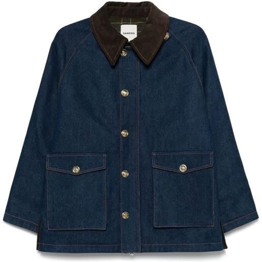 SANDRO giacca denim - blu