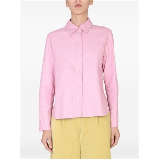 Alysi camicia in pelle - rosa