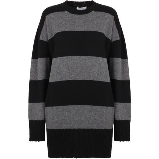 Stella McCartney abito a righe - nero