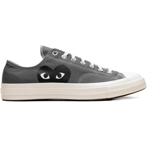 Converse x comme des garcons sneakers play chuck 70 "grey" - grigio