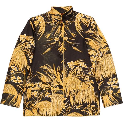 F.R.S For Restless Sleepers camicia con colletto alla coreana - marrone