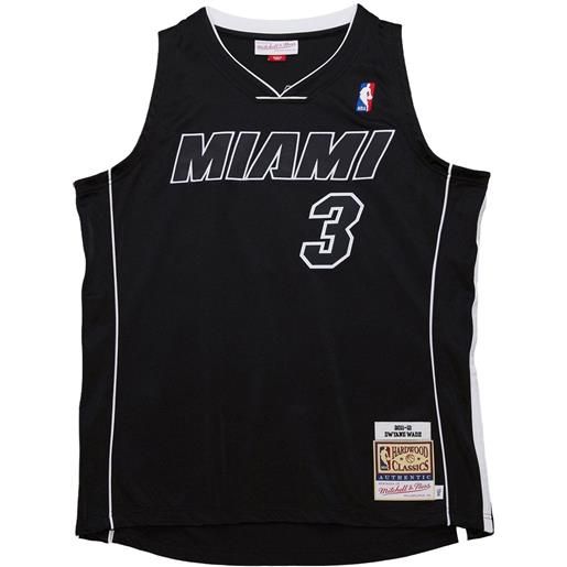 Mitchell & Ness t-shirt miami heat dwyane wade 2011 - nero