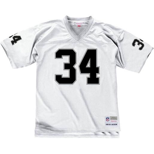 Mitchell & Ness x los angeles raiders t-shirt legacy 1988 bo jackson - bianco