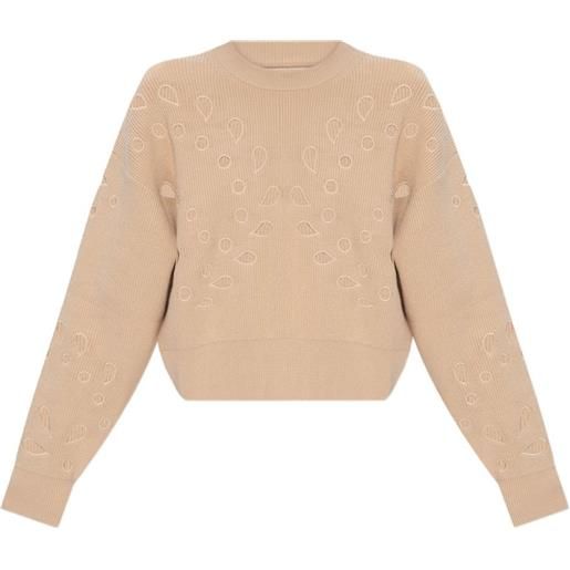 Ulla Johnson maglione vanessa con dettaglio cut-out - toni neutri