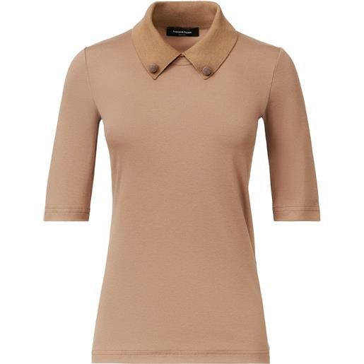 Fabiana Filippi top con decorazione - toni neutri