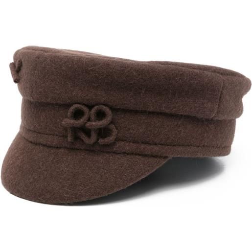 Ruslan Baginskiy basco con ricamo - marrone