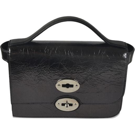 Zanellato borsa a spalla postina - nero