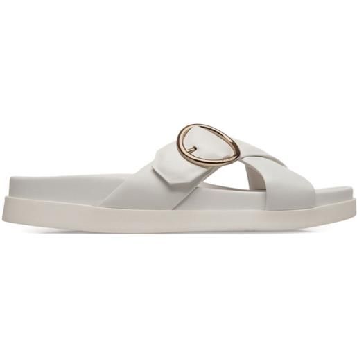Bally sandali in pelle con fasce incrociate - bianco