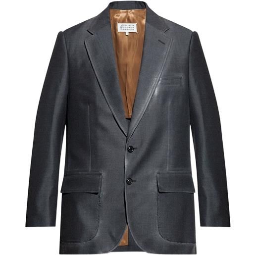 Maison Margiela giacca monopetto - grigio