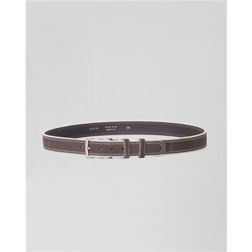 LeatherTrend.it bruce - cintura testa di moro in vera pelle