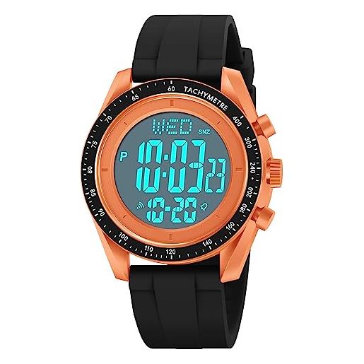 FANMIS Orologio sportivo da uomo, con quadrante grande, militare