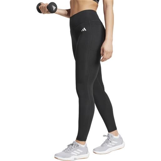 ADIDAS leggings optime essentials stash pocket full-length sportivi donna