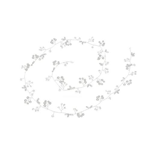 LIUJZZJ 1 pezzi fascia sposa per capelli accessori nuziale per acconciatura decorazione con perline e strass per donne e ragazze con fiore di vite copricapo