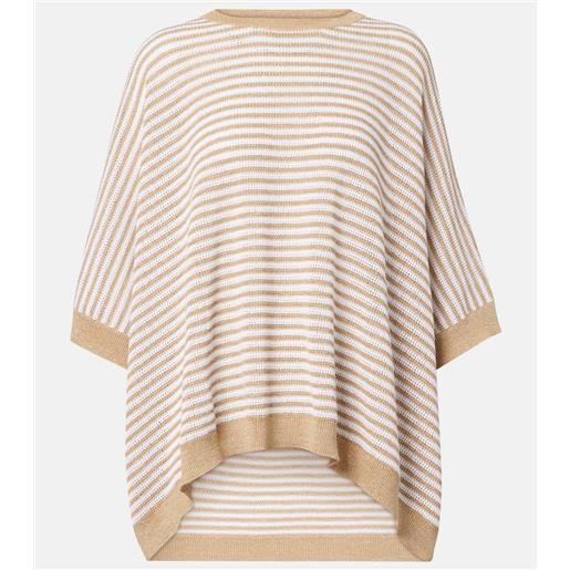 Brunello Cucinelli top in maglia a righe