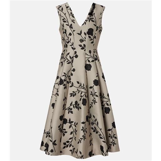 'S Max Mara abito midi clea con stampa floreale