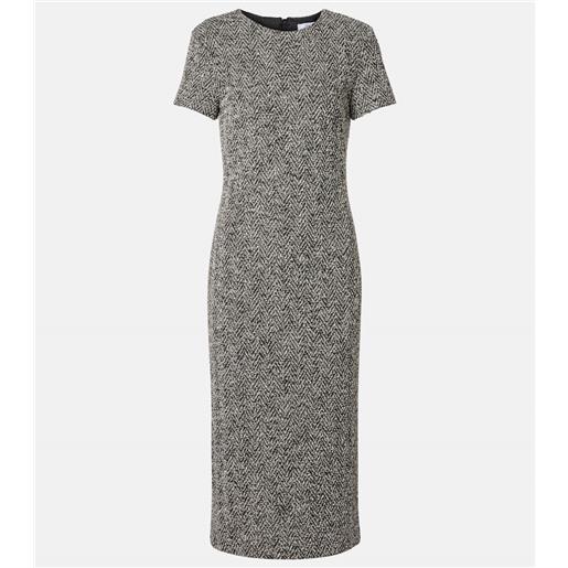 Max Mara abito midi giugno in misto cotone e lana