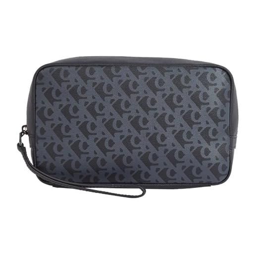 Calvin Klein matte aop washbag na black
