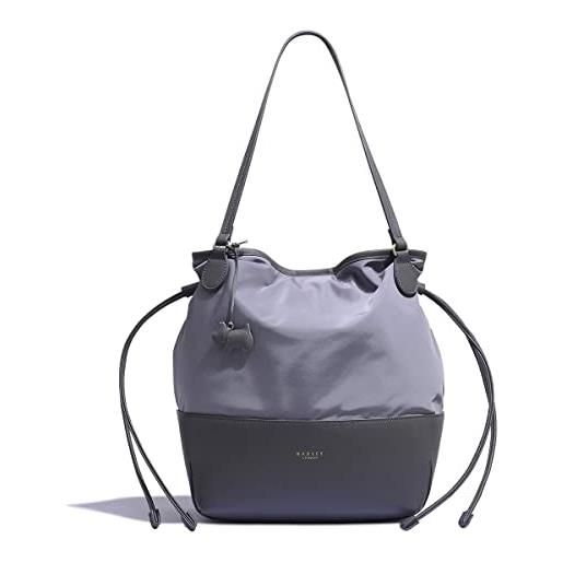 Radley london dane park - borsa a tracolla in nylon, con apertura superiore