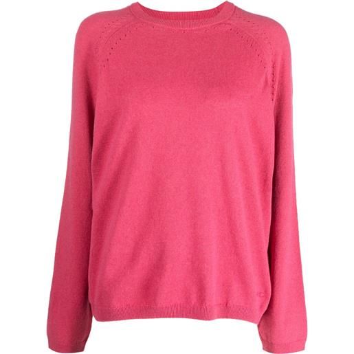 A.P.C. maglione con inserti - rosa