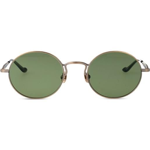 Matsuda occhiali da sole tondi - oro