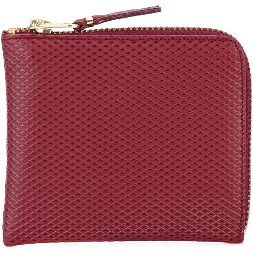 Comme Des Garçons Wallet portafoglio con zip a giro - rosa