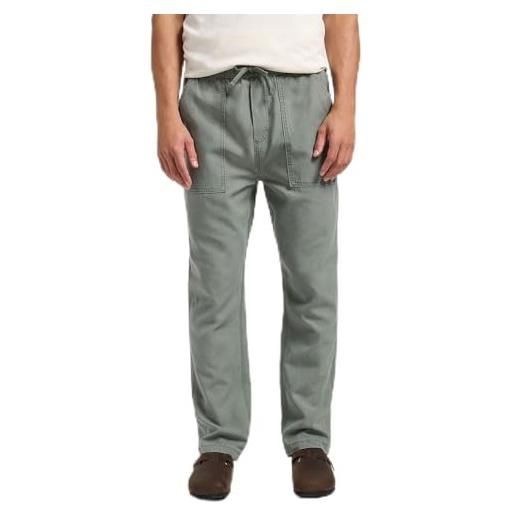 Lee utility drawstring pant pantaloni, olive grove, medium uomo