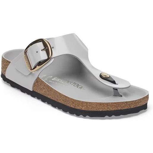 Birkenstock - gizeh big buckle high-shine stone coin